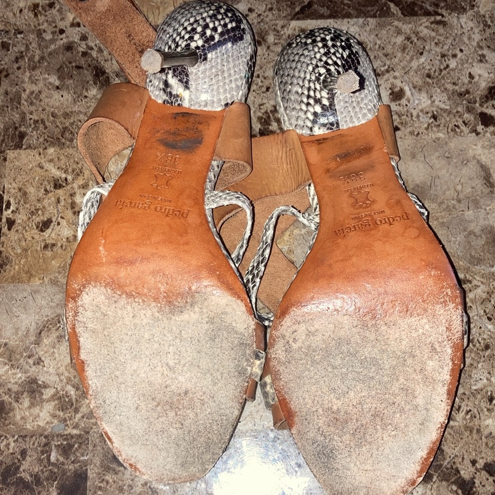 Pedro Garcia Mandy Snake Python Print Scrappy Hee… - image 4